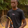 black-tennis-tshirt TENNIS T-SHIRT - RAISED BY THE STREETS