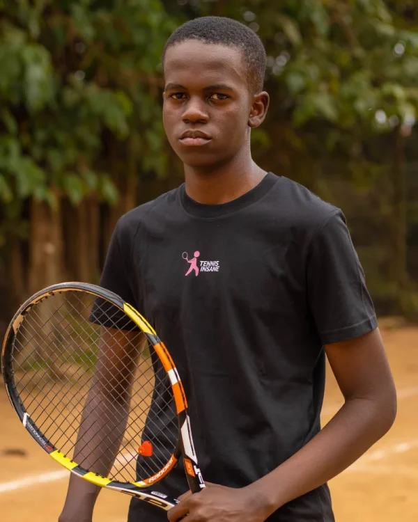 black-tennis-tshirt TENNIS T-SHIRT - RAISED BY THE STREETS