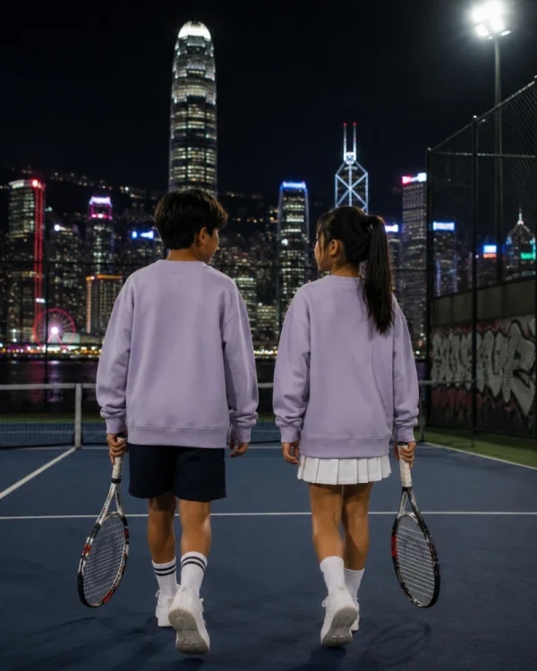 TENNIS SWEATSHIRT - CRAZY -KIDS