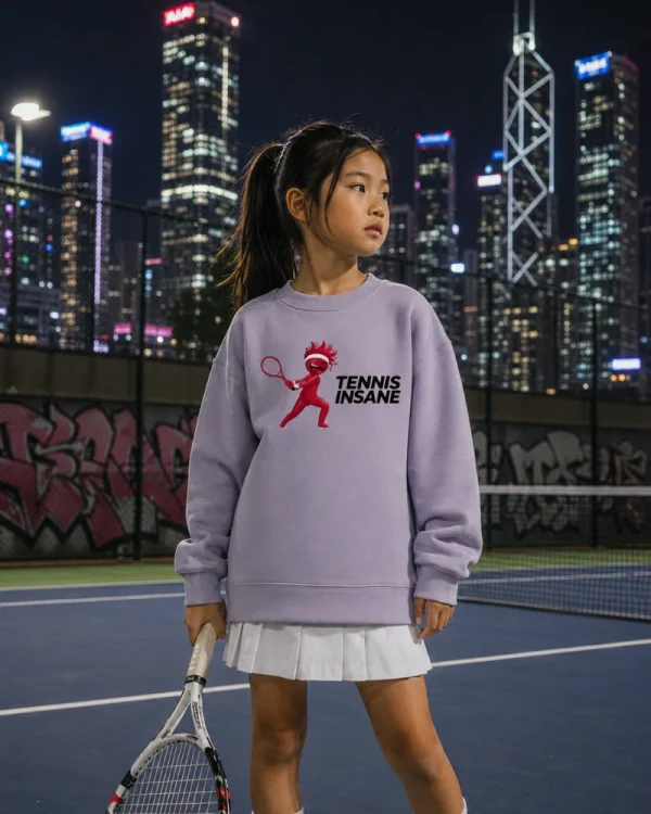 TENNIS SWEATSHIRT - CRAZY -KIDS