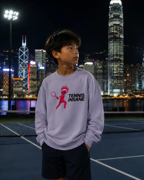 TENNIS SWEATSHIRT - CRAZY -KIDS