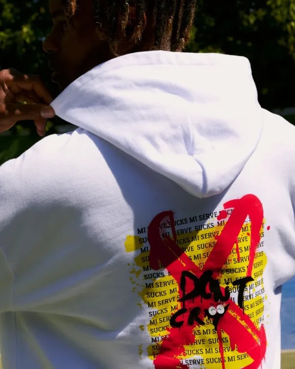TENNIS HOODIE - MI SERVE SUCKS