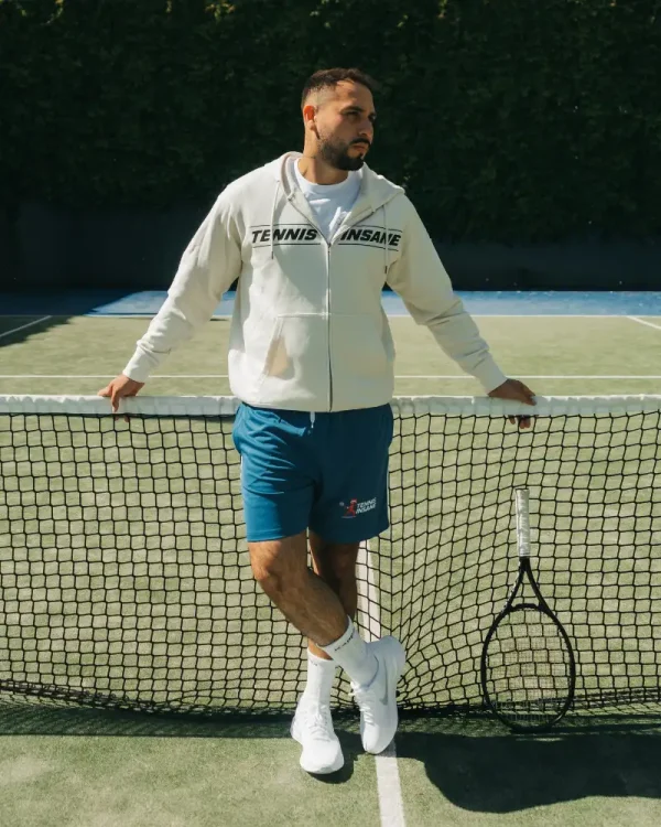TENNIS SHORTS WITH ZIP POCKETS ADULTS