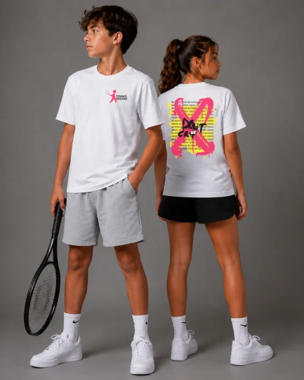 TENNIS T-SHIRT - MI SERVE SUCKS KIDS