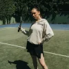 tennis-zip-hoodie TENNIS ZIP HOODIE CREAM - ALWAYS PUSHING HARDER