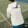 tennis-zip-hoodie-back TENNIS ZIP HOODIE CREAM - ALWAYS PUSHING HARDER