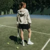 tennis-zip-hoodie-backk TENNIS ZIP HOODIE CREAM - ALWAYS PUSHING HARDER