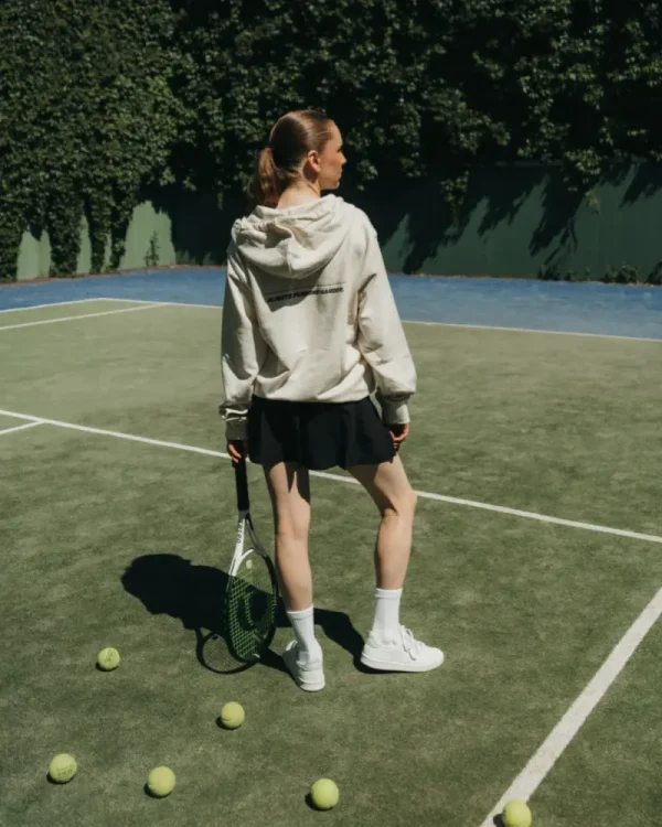 tennis-zip-hoodie-backk TENNIS ZIP HOODIE CREAM - ALWAYS PUSHING HARDER