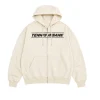 TENNIS ZIP HOODIE CREAM - ALWAYS PUSHING HARDER